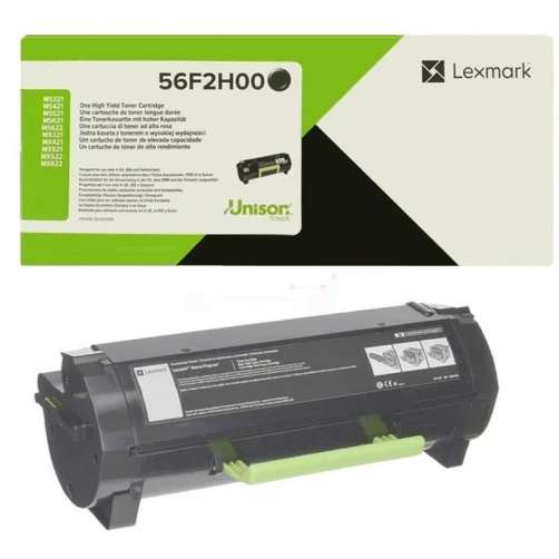 Lexmark Original 56F2H00 Tonerkartusche Schwarz bis zu 15000 Seiten