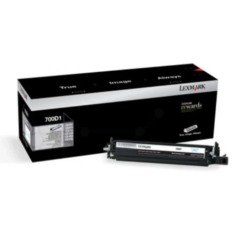 Lexmark Original 700D1 / 70C0D10 Tonerkartusche Tintenpatrone Schwarz bis zu 40000 Seiten