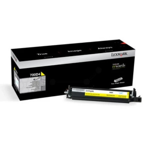 Original Lexmark 700D4 / 70C0D40 Toner Tinte Gelb bis zu 40000 Seiten