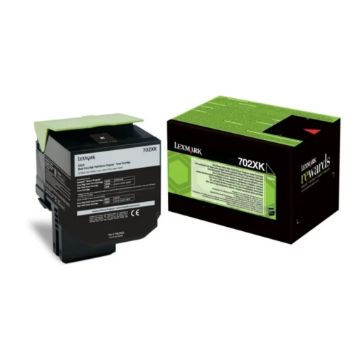 Original Lexmark 700XK / 70C2XK0 Toner Schwarz bis zu 8000 Seiten