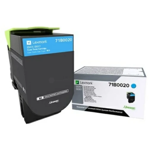 Original Lexmark 71B20C0 Toner Cyan bis zu 2300 Seiten