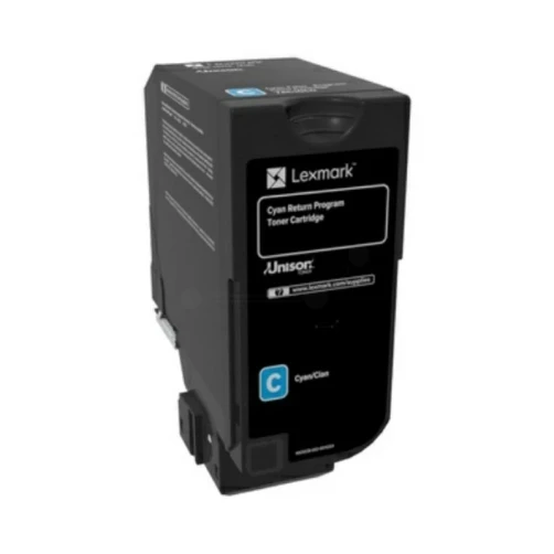 Original Lexmark 74C20C0 Toner Cyan bis zu 3000 Seiten