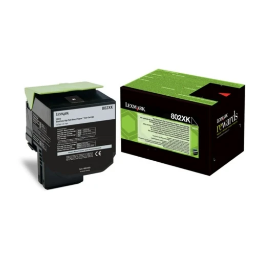 Original Lexmark 802XK / 80C2XK0 Toner Schwarz bis zu 8000 Seiten