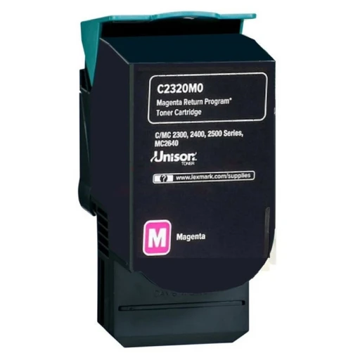 Original Lexmark C2320M0 Toner Magenta bis zu 1000 Seiten