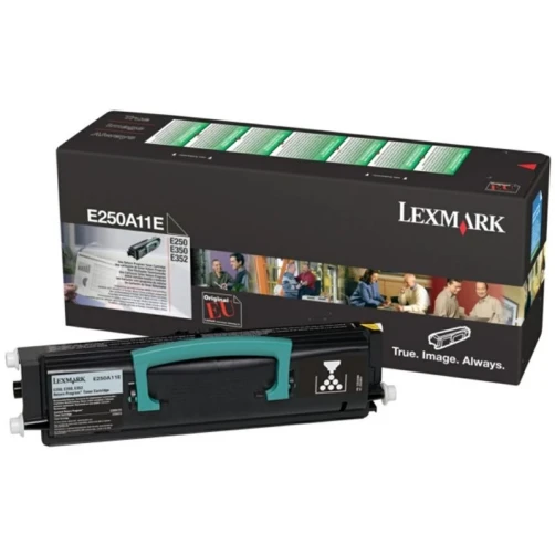 Lexmark Original E250A11E Tonerkartusche Schwarz bis zu 3500 Seiten