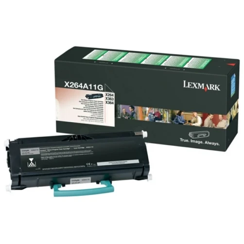 Lexmark Original X264A11G Tonerkartusche Schwarz bis zu 3500 Seiten