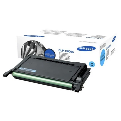 Original Samsung CLP-C600A/ELS Toner Cyan bis zu 4000 Seiten