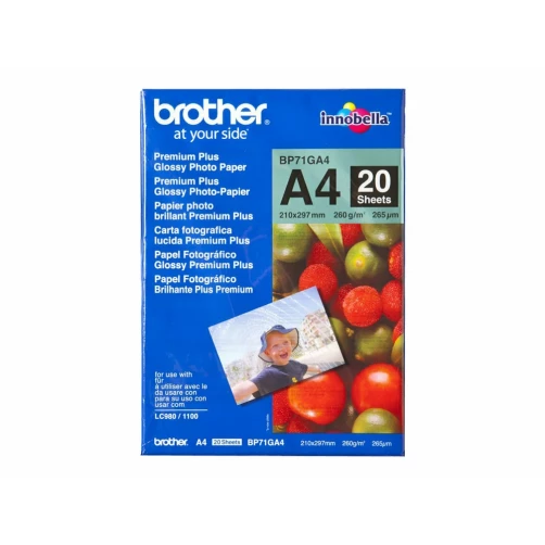 Original Brother BP71GA4 Papier f. Tintenstrahldrucker 