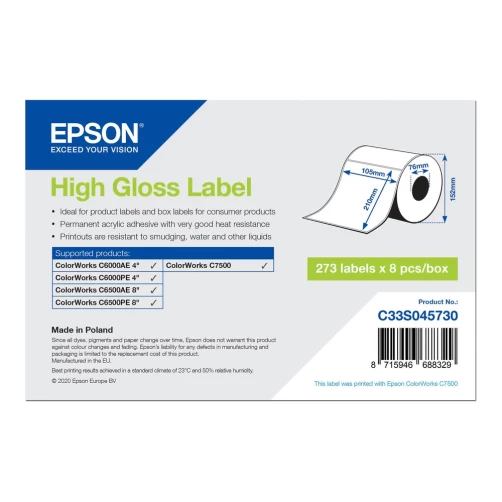 Original Epson C33S045730 Etiketten 
