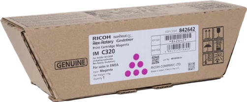 Original Ricoh 842642 / IM C320 Toner Magenta bis zu 10000 Seiten