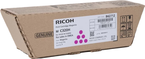 Original Ricoh 842712 / M C320H Toner Magenta bis zu 7500 Seiten