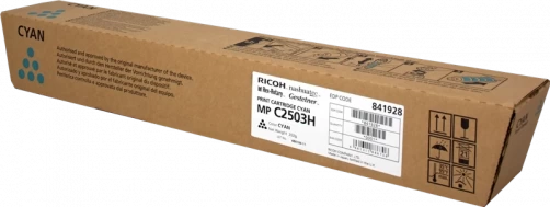 Original Ricoh MP C2503 / MPC2503HC Toner Cyan bis zu 9500 Seiten