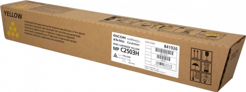 Original Ricoh MP C2503 / MPC2503HY Toner Gelb bis zu 9500 Seiten