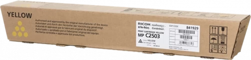 Original Ricoh MP C2503 / MPC2503Y Toner Gelb bis zu 5500 Seiten