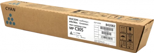 Original Ricoh MP C305 / MPC305C Toner Cyan bis zu 4000 Seiten