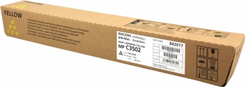 Ricoh Original MP C3502 / MPC3502Y Tonerkartusche Gelb bis zu 18000 Seiten