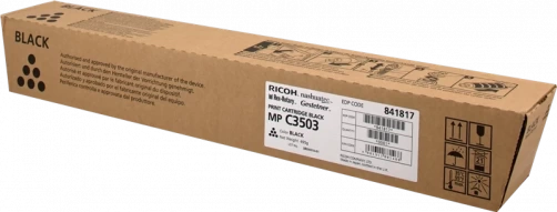 Original Ricoh MP C3503 / 841817 Toner Schwarz bis zu 29500 Seiten
