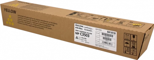 Original Ricoh MP C3503 / 841818 Toner Gelb bis zu 18000 Seiten