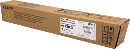 Ricoh Original 841854 / MP C6003Y Tonerkartusche bis zu 22500 Seiten