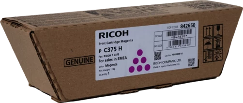 Original Ricoh 842650 / P C375H Toner Magenta bis zu 10000 Seiten