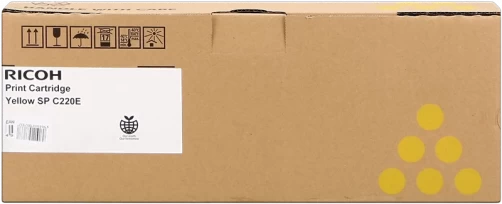 Original Ricoh SP C220E / SPC220EY Toner Gelb bis zu 2000 Seiten