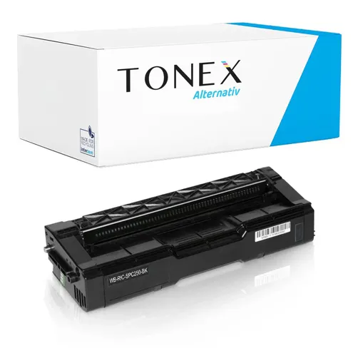 TONEREXPERT Premium Kompatibel für Ricoh SP C250E / 407543 Tonerkartusche Schwarz bis zu 2000 Seiten