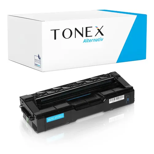 TONEREXPERT Premium Kompatibel für Ricoh SP C250E / 407544 Tonerkartusche Cyan bis zu 1600 Seiten