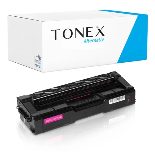 TONEX alternativ für Ricoh SP C250E / 407545 Toner Magenta bis zu 1600 Seiten