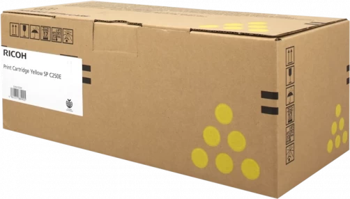 Original Ricoh SP C250E / 407546 Toner Gelb bis zu 1600 Seiten