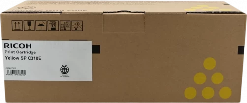 Original Ricoh SP C310E / SPC310EY Toner Gelb bis zu 2500 Seiten