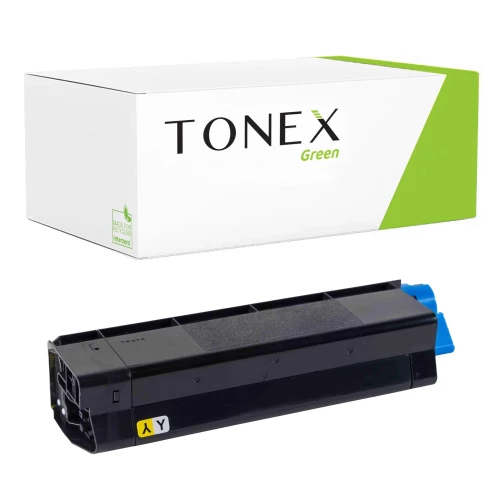 TONEX green für OKI RMCC3200Y / 43034805, 42804537, 42127454 Toner Gelb bis zu 5000 Seiten