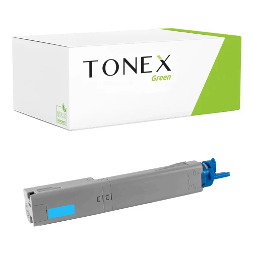 TONEX green für OKI RMCC3300C / 43459331 Toner Cyan bis zu 2500 Seiten