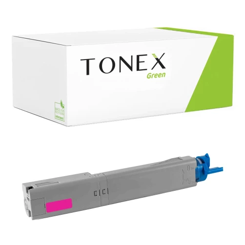 TONEX green für OKI RMCC3300M / 43459330 Toner Magenta bis zu 2500 Seiten
