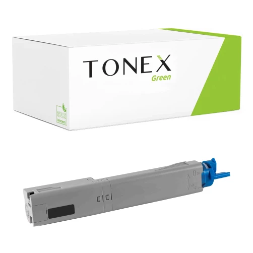 TONEX green für OKI RMCC3530B / 43459324 Toner Schwarz bis zu 2500 Seiten