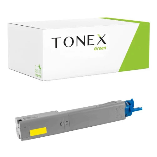 TONEX green für OKI RMCC3530Y / 43459321 Toner Gelb bis zu 2500 Seiten