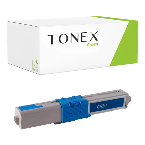 TONEX green für OKI RMCC530C / 44469724 Toner Cyan bis zu 5000 Seiten