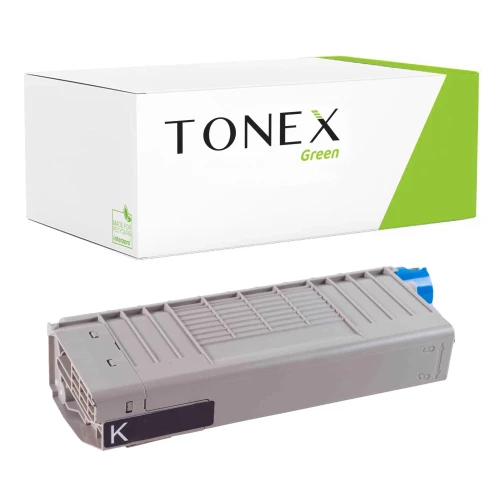 TONEX green für OKI RMCC710B / 44318608 Toner Schwarz bis zu 11000 Seiten