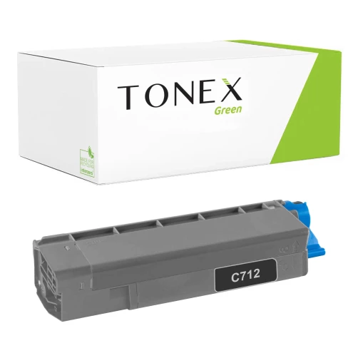 TONEX green für OKI RMCC712B / 46507616 Toner Schwarz bis zu 11000 Seiten