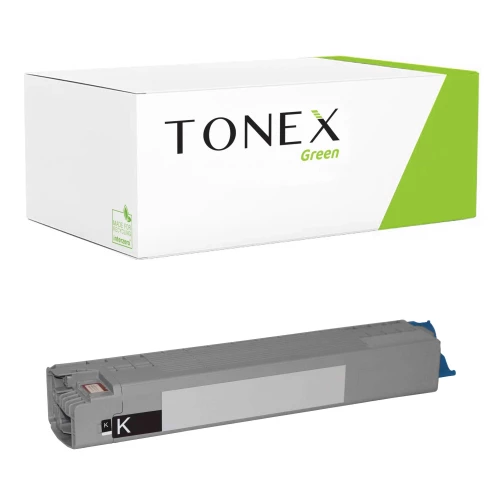 TONEX green für OKI RMCC823B / 46471104 Toner Schwarz bis zu 7000 Seiten