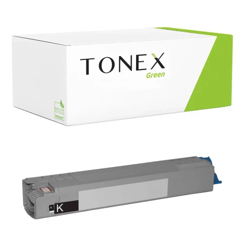 TONEX green für OKI RMCC833B / 46443104 Toner Schwarz bis zu 10000 Seiten