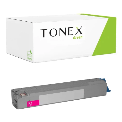 TONEX green für OKI RMCC833M / 46443102 Toner Magenta bis zu 10000 Seiten