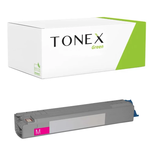TONEX green für OKI RMCC844M / 46861306 Toner Magenta bis zu 10000 Seiten