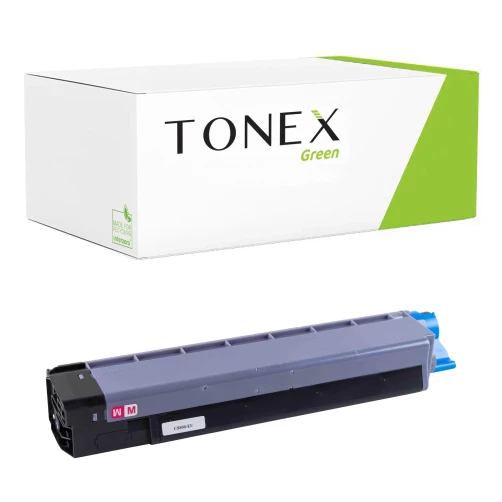 TONEX green für OKI RMCC8600M / 43487710 Toner Magenta bis zu 6000 Seiten
