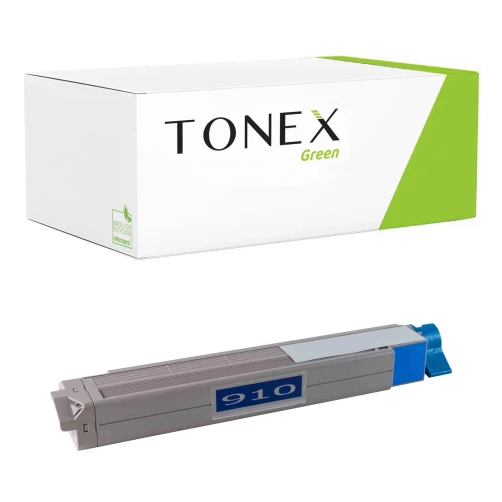 TONEX green für OKI RMCC910C / 44036023 Toner Cyan bis zu 15000 Seiten