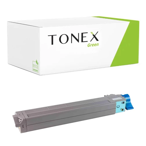 TONEX green für OKI RMCC9600C / 42918915 Toner Cyan bis zu 15000 Seiten