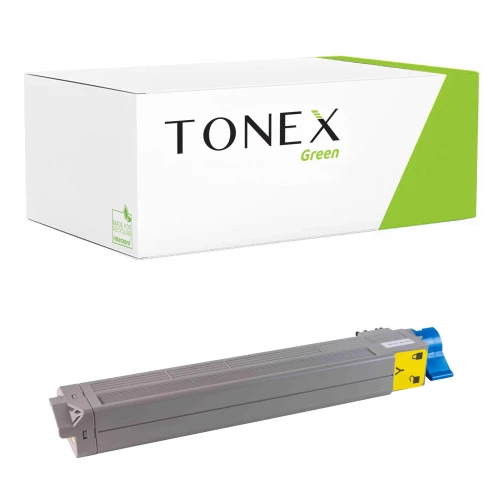 TONEX green für OKI RMCC9600Y / 42918913 Toner Gelb bis zu 15000 Seiten