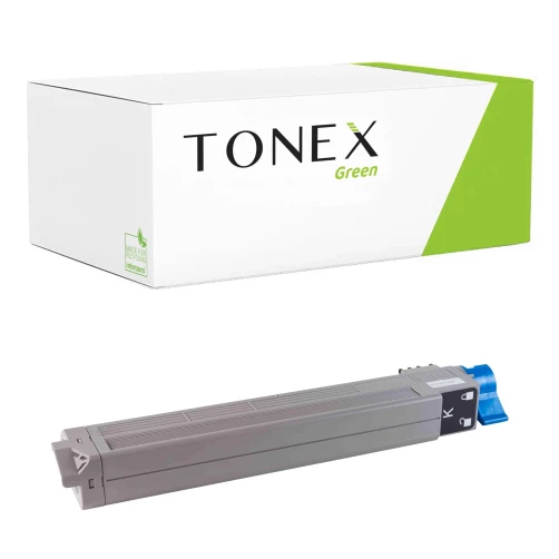 TONEX green für OKI RMCC9655B / 43837132 Toner Schwarz bis zu 22500 Seiten