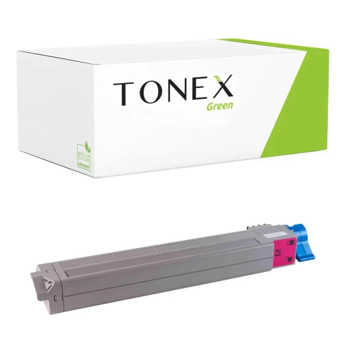 TONEX green für OKI RMCC9655M / 43837130 Toner Magenta bis zu 22000 Seiten
