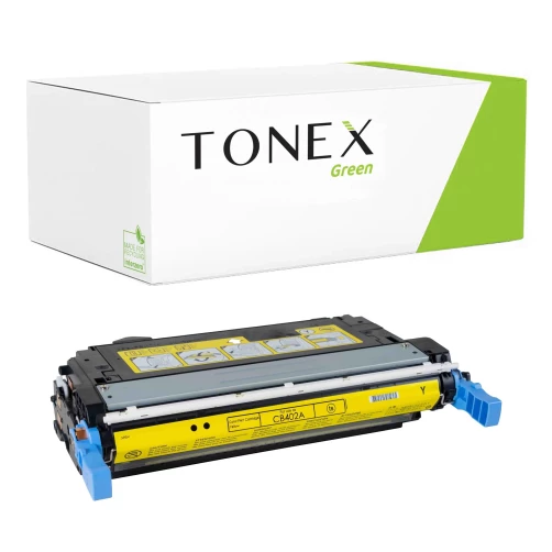 TONEX green für HP RMCCB402A / CB402A Toner Gelb bis zu 7500 Seiten