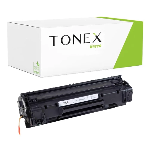TONEX green für HP RMCCB435A / CB435A, 1870B002 Toner Schwarz bis zu 1500 Seiten